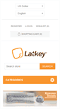 Mobile Screenshot of latkey.com