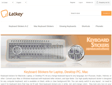 Tablet Screenshot of latkey.com